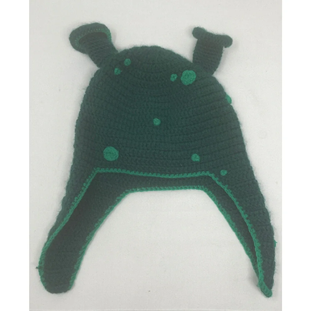 Hand Knit‎ Orge Shrek Hat Green Mumami Amsterdam Children Kids